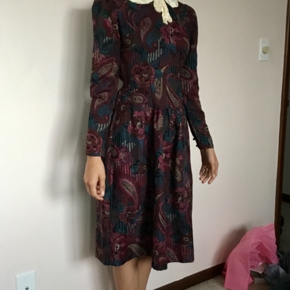 Act I New York Vintage Collared Dress Size 3 - Picture 6 of 7